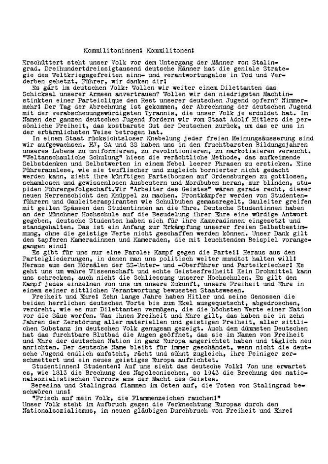 1943 Die Wei&szlig;e Rose