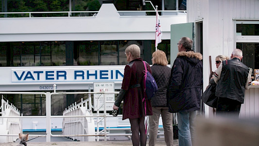 AND GENTLY FLOWS THE RHINE