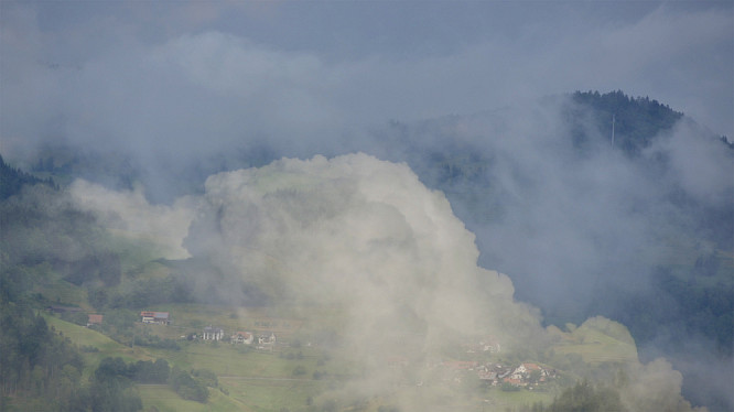 Studies at Huningue &ndash; Basel or the tree to sleep